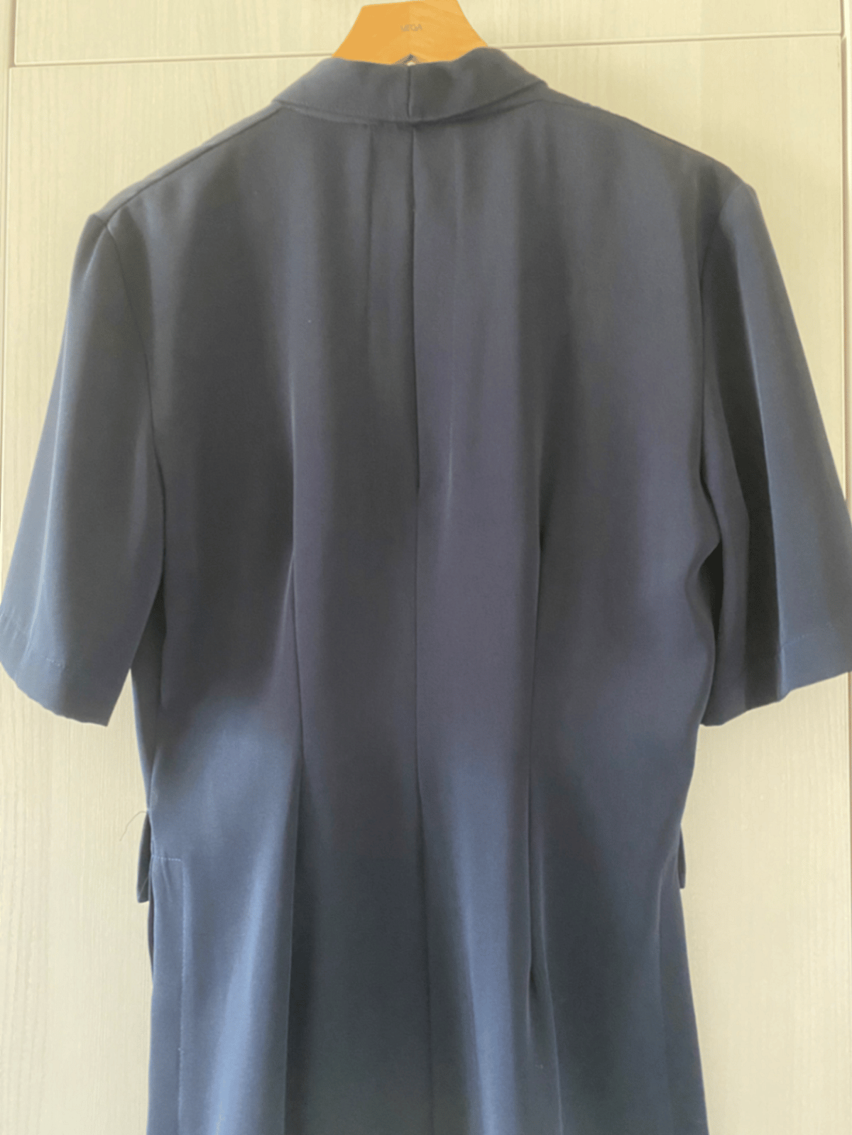Giacca blazer blu navy a maniche corte - photo 2
