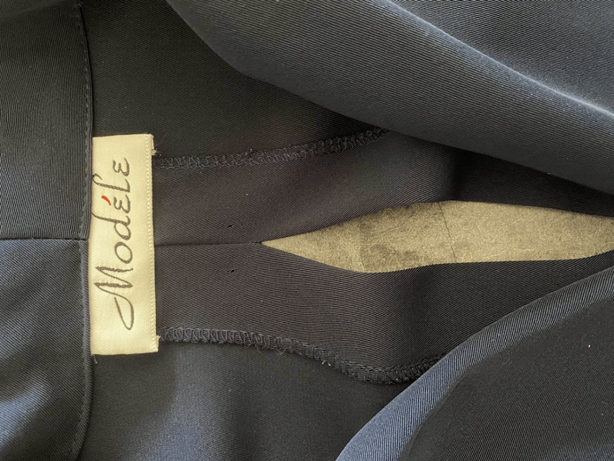 Giacca blazer blu navy a maniche corte - photo 3