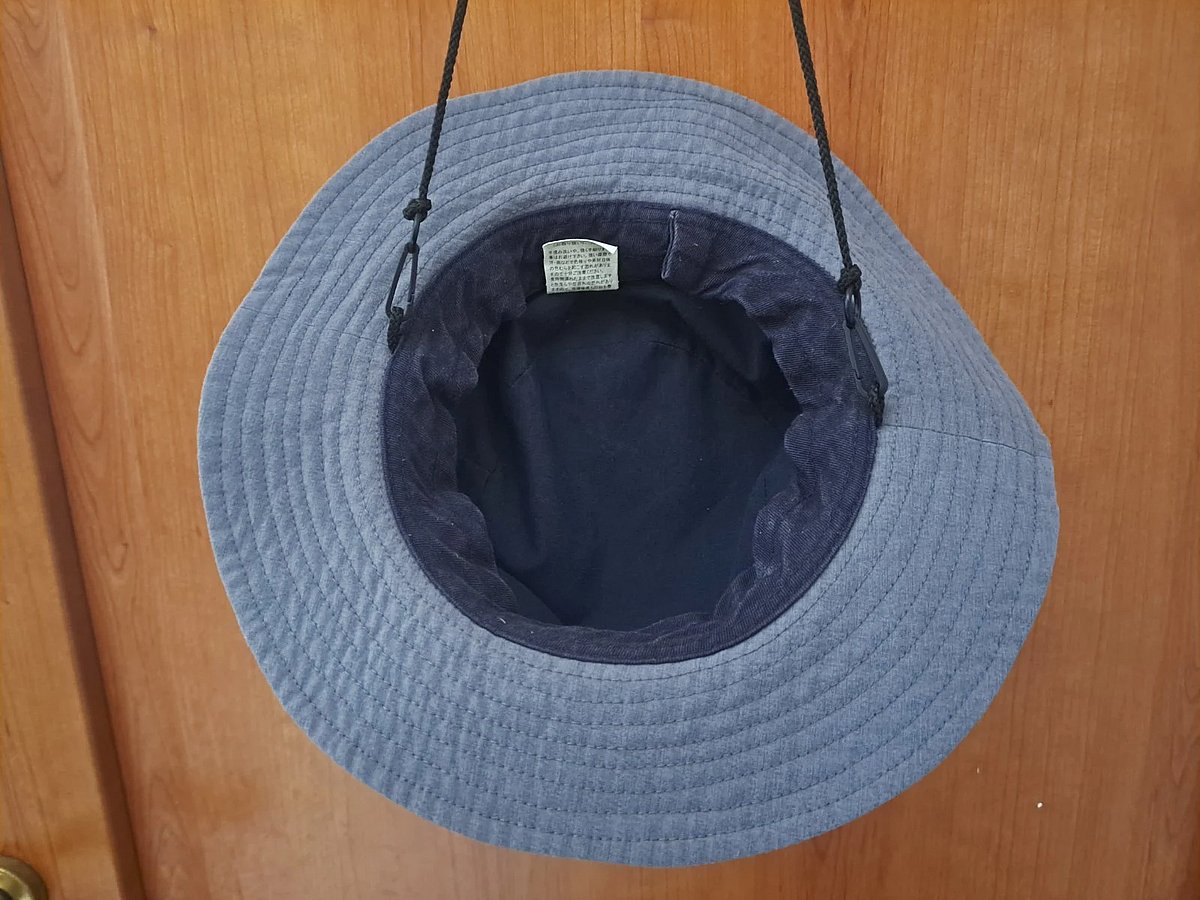 Khat Patterned Navy Bucket Hat - photo 4
