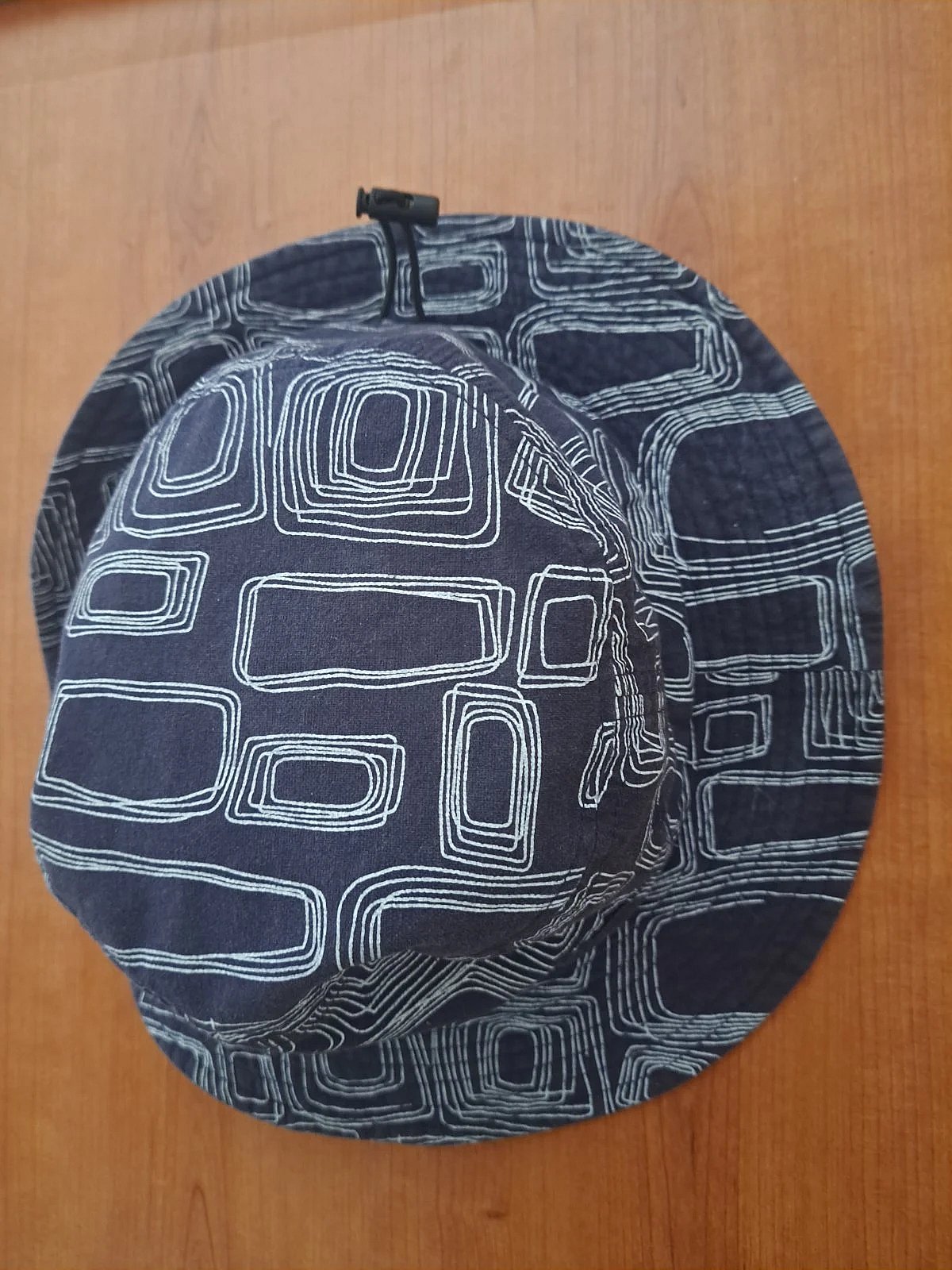 Khat Patterned Navy Bucket Hat - photo 2