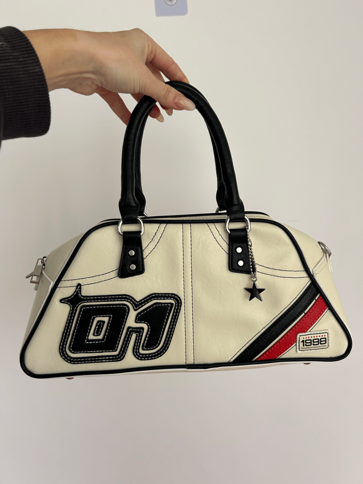 Handbag Bershka Retro Cream Style Bowling - photo 3