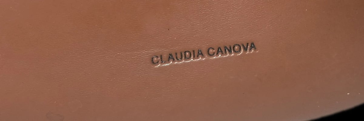 Borża Crossbody tal-Ġilda Vegana Kannella Ċar Claudia Canova - photo 6