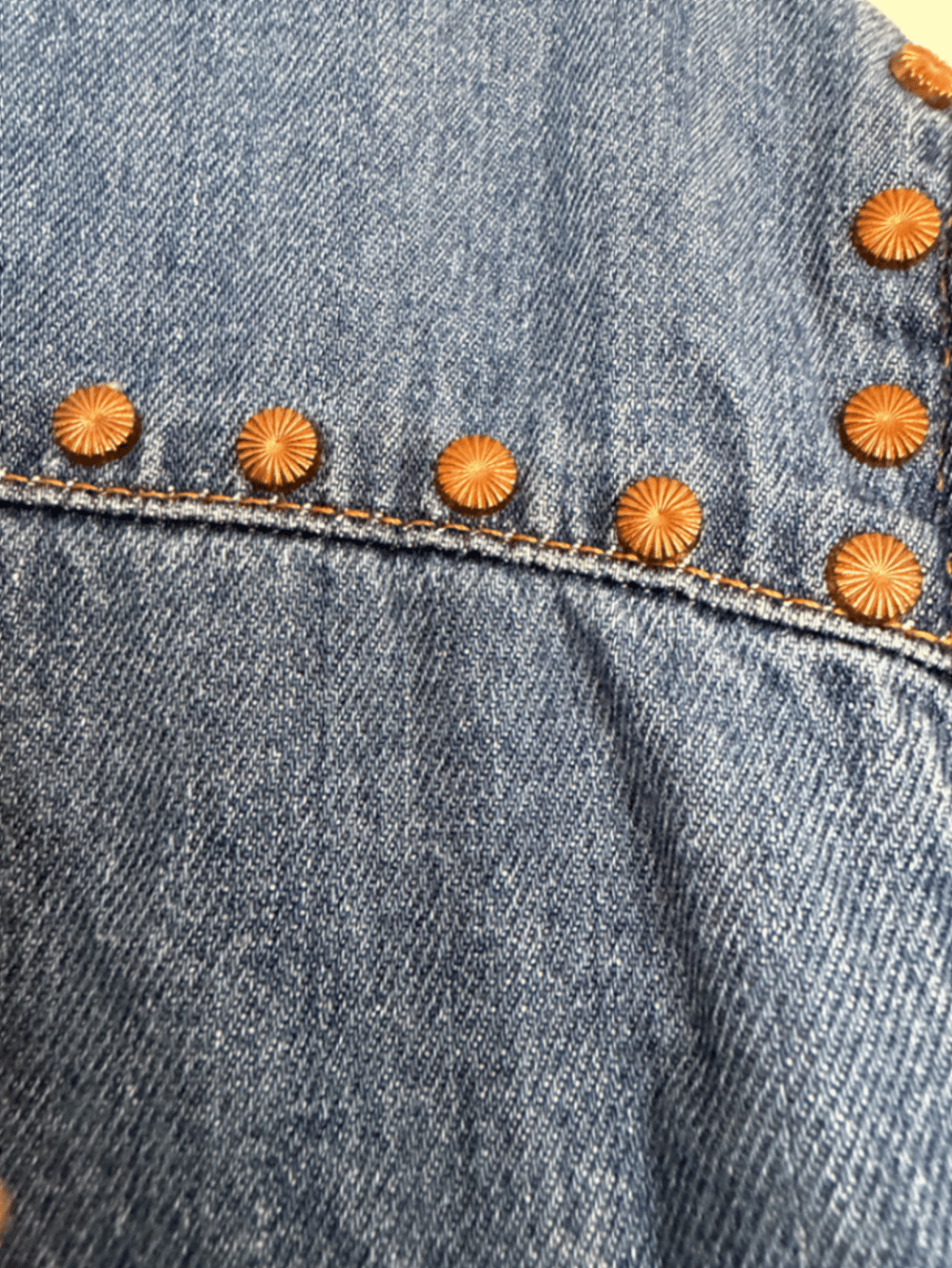 Studded Denim Overshirt - photo 6