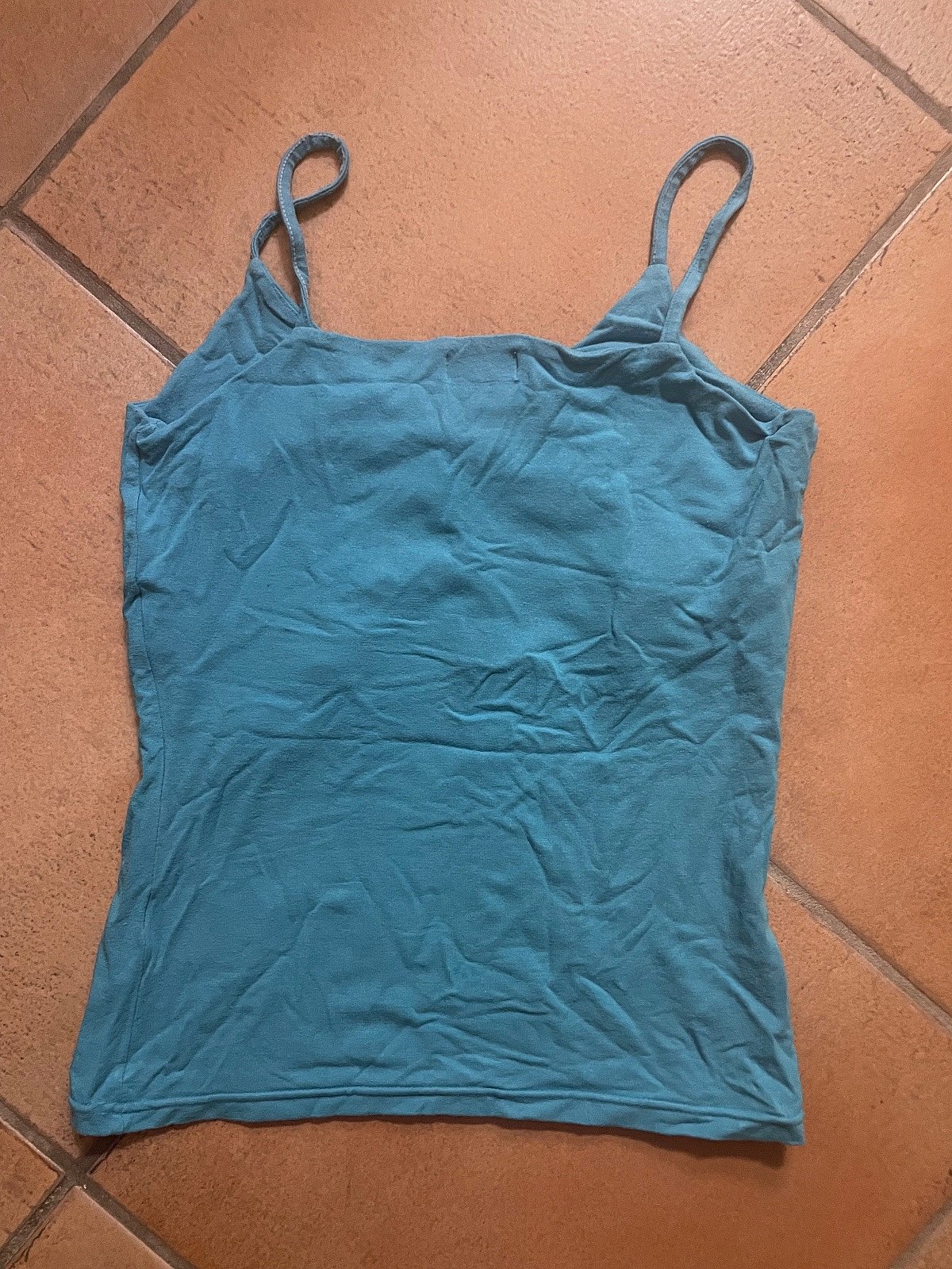 Tank Top Blu Y2K b'elastika interna madwar il-bust, Daqs M - photo 2