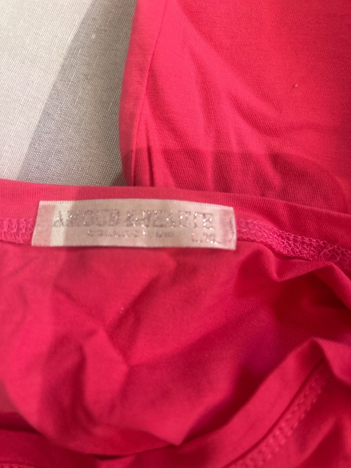 Bright pink basic t-shirt - photo 2