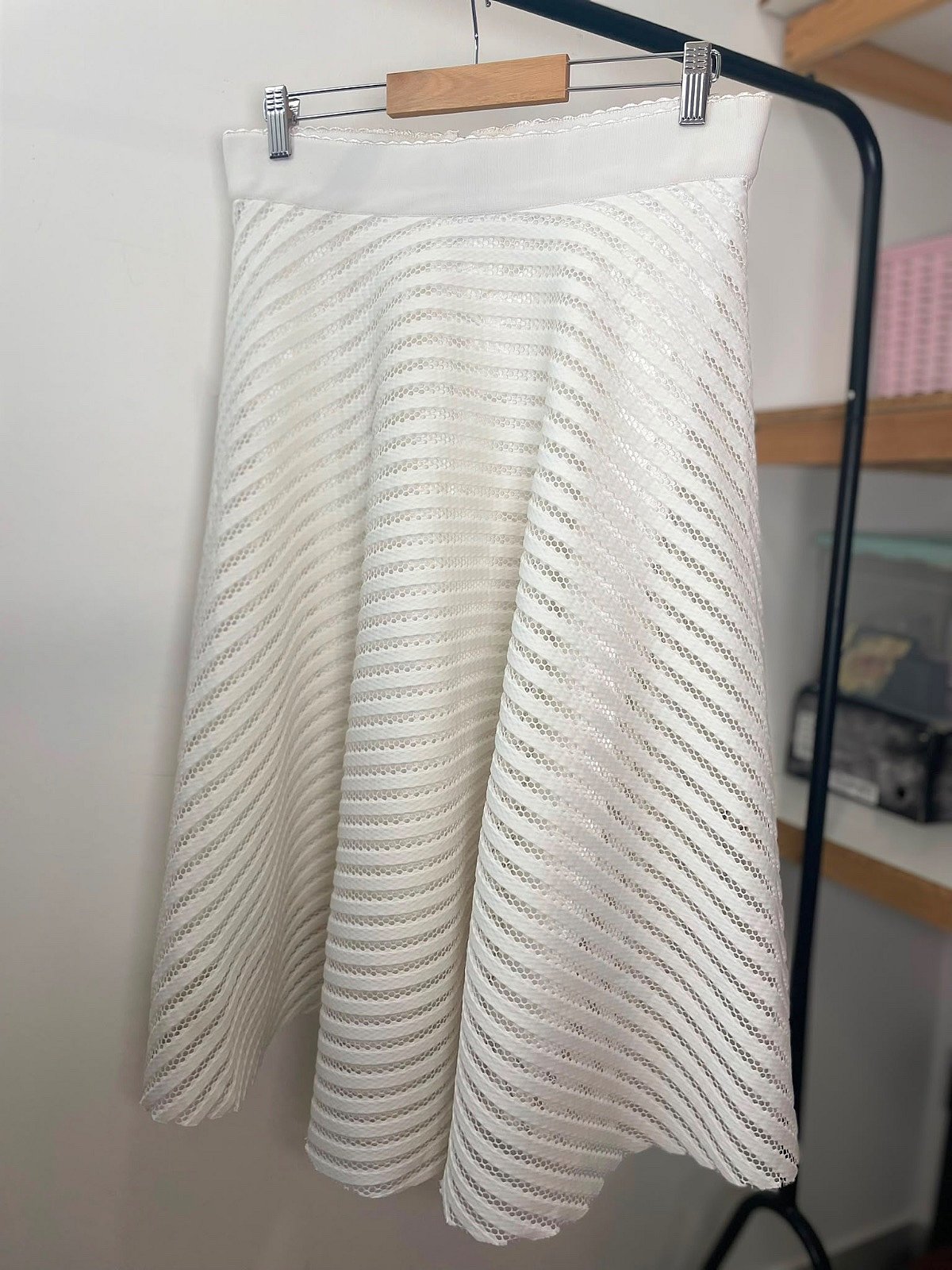 White A-line Skirt - photo 4