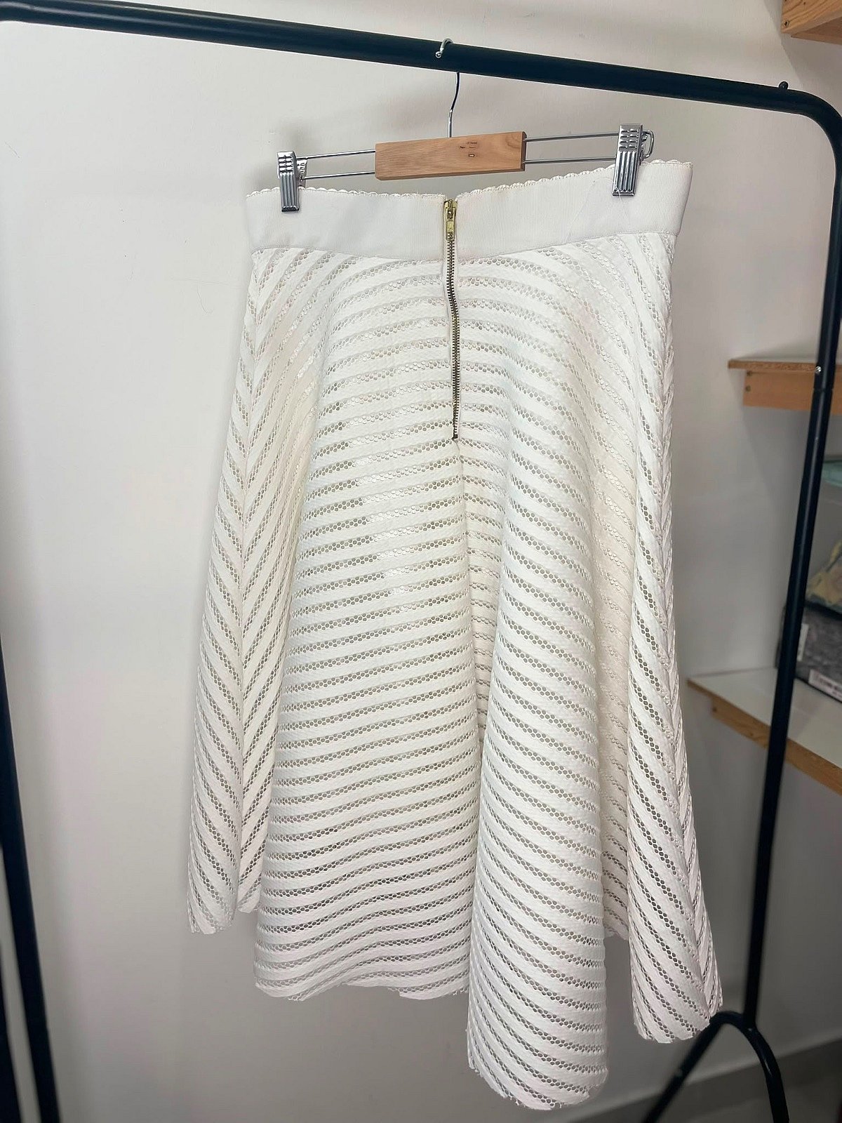 White A-line Skirt - photo 2