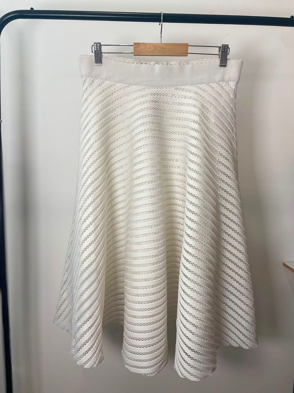 White A-line Skirt - photo 5