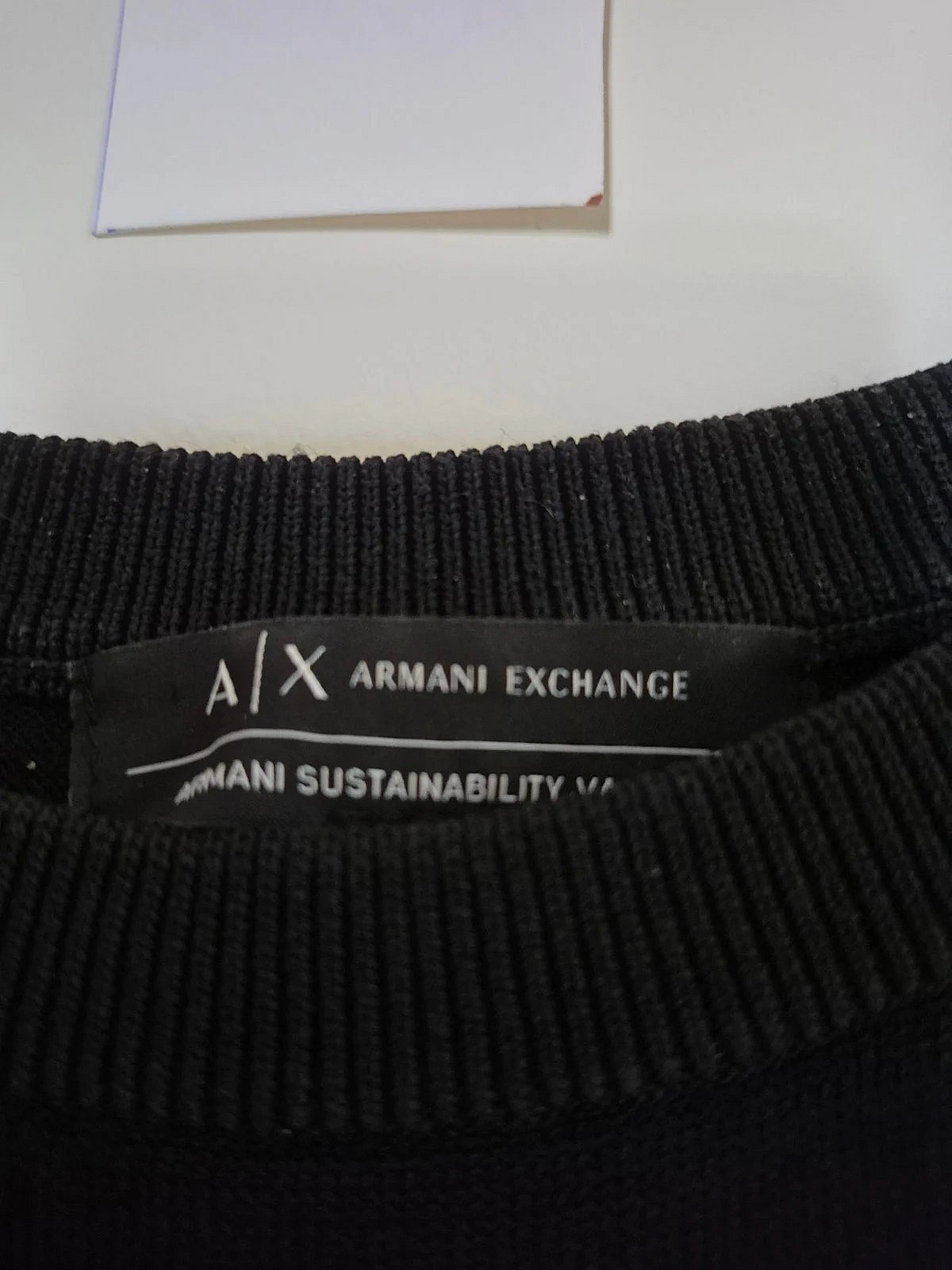 Abito nero con logo Armani Exchange - photo 3