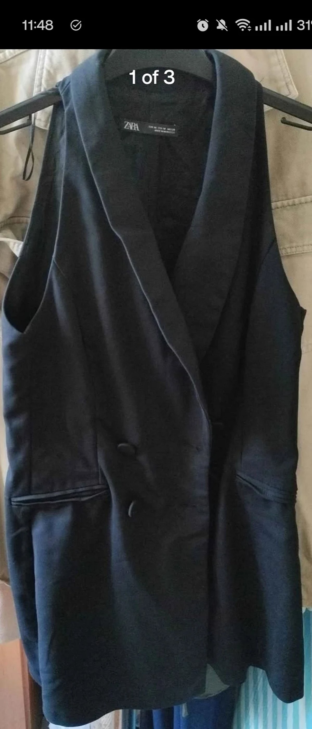 Tuta intera nera senza maniche di Zara - photo 4