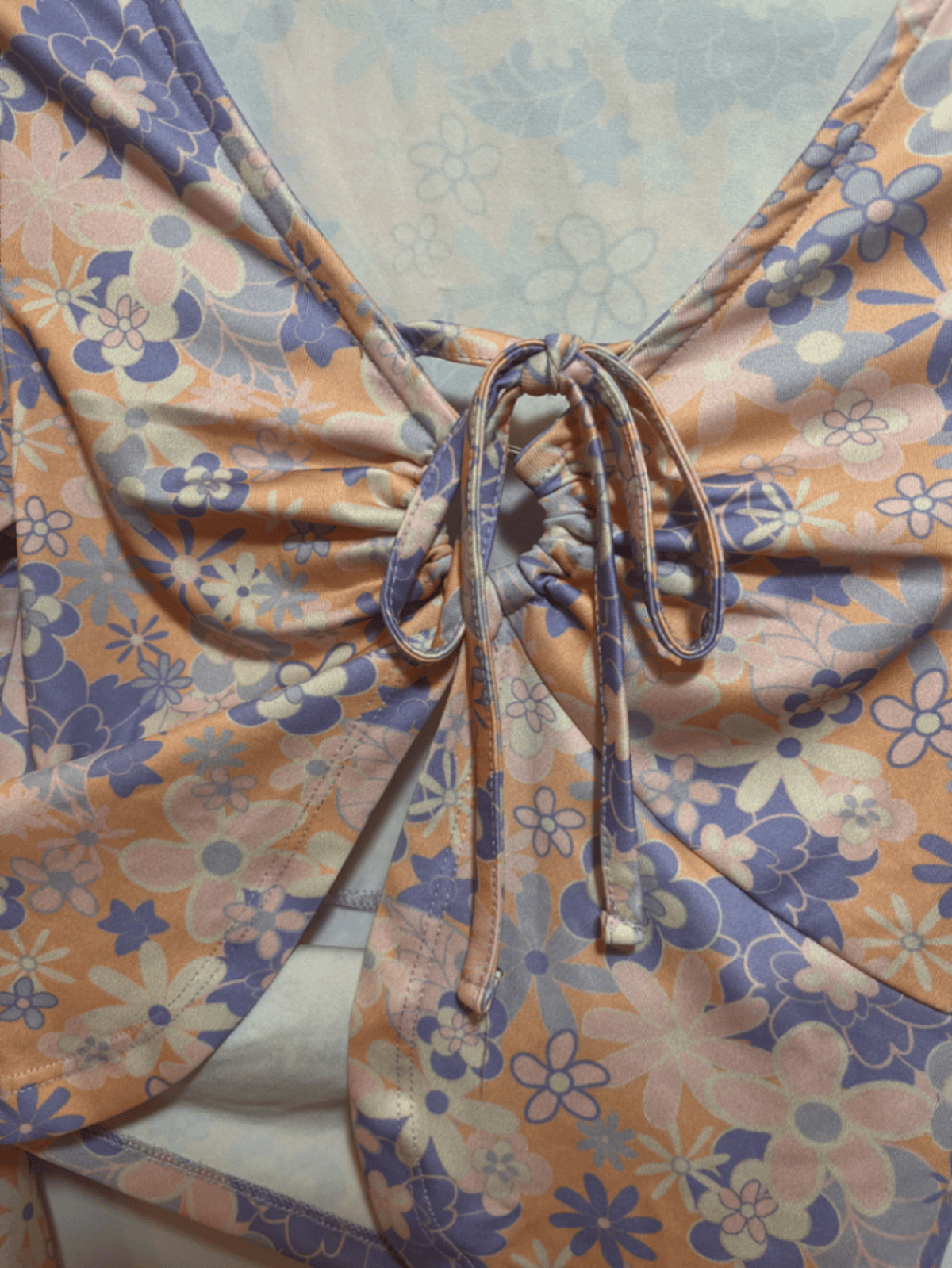 Floral Print Long SleeveButterfly Top - photo 4