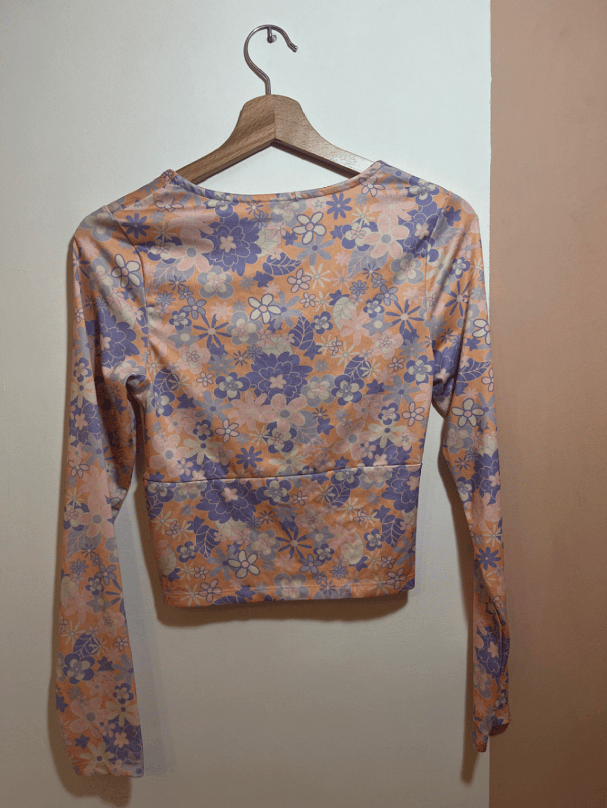 Floral Print Long SleeveButterfly Top - photo 3