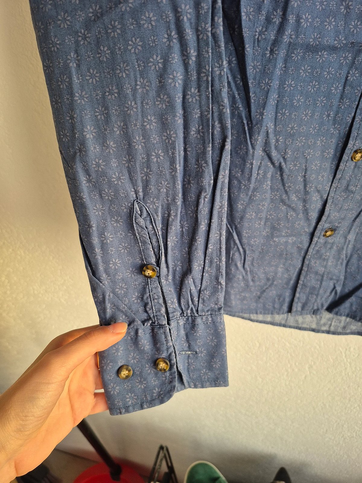 Camicia a maniche lunghe fantasia Alcott Couture - photo 3