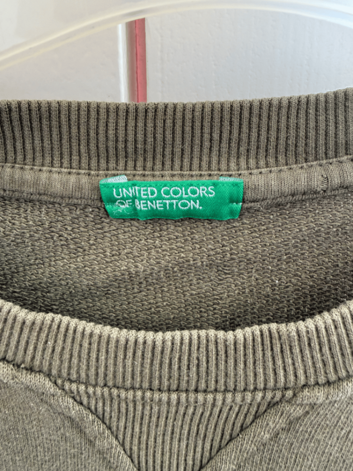 Felpa Benetton verde oliva - photo 3