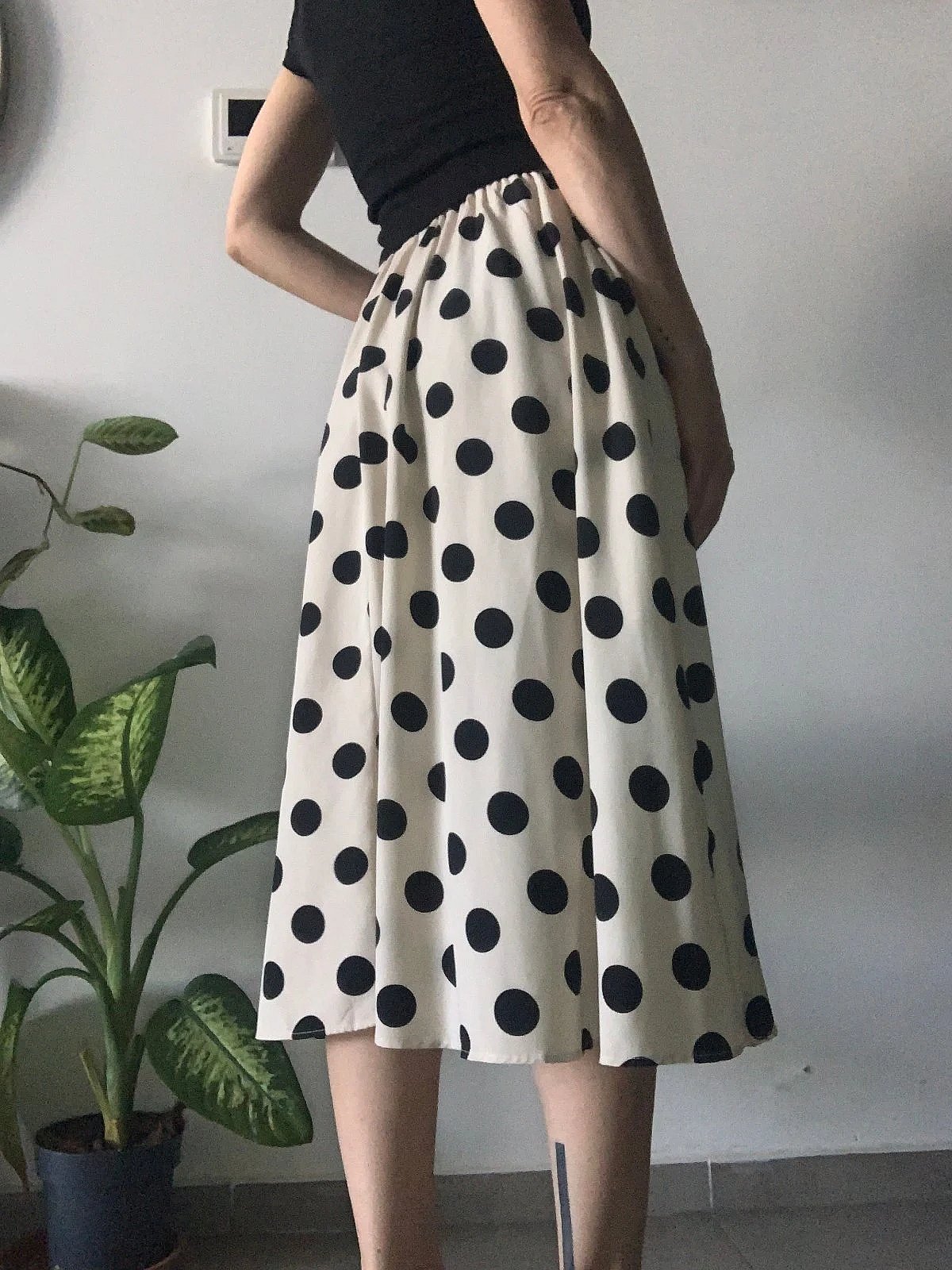 Dbielet midi vintage bil-polka dot - photo 2