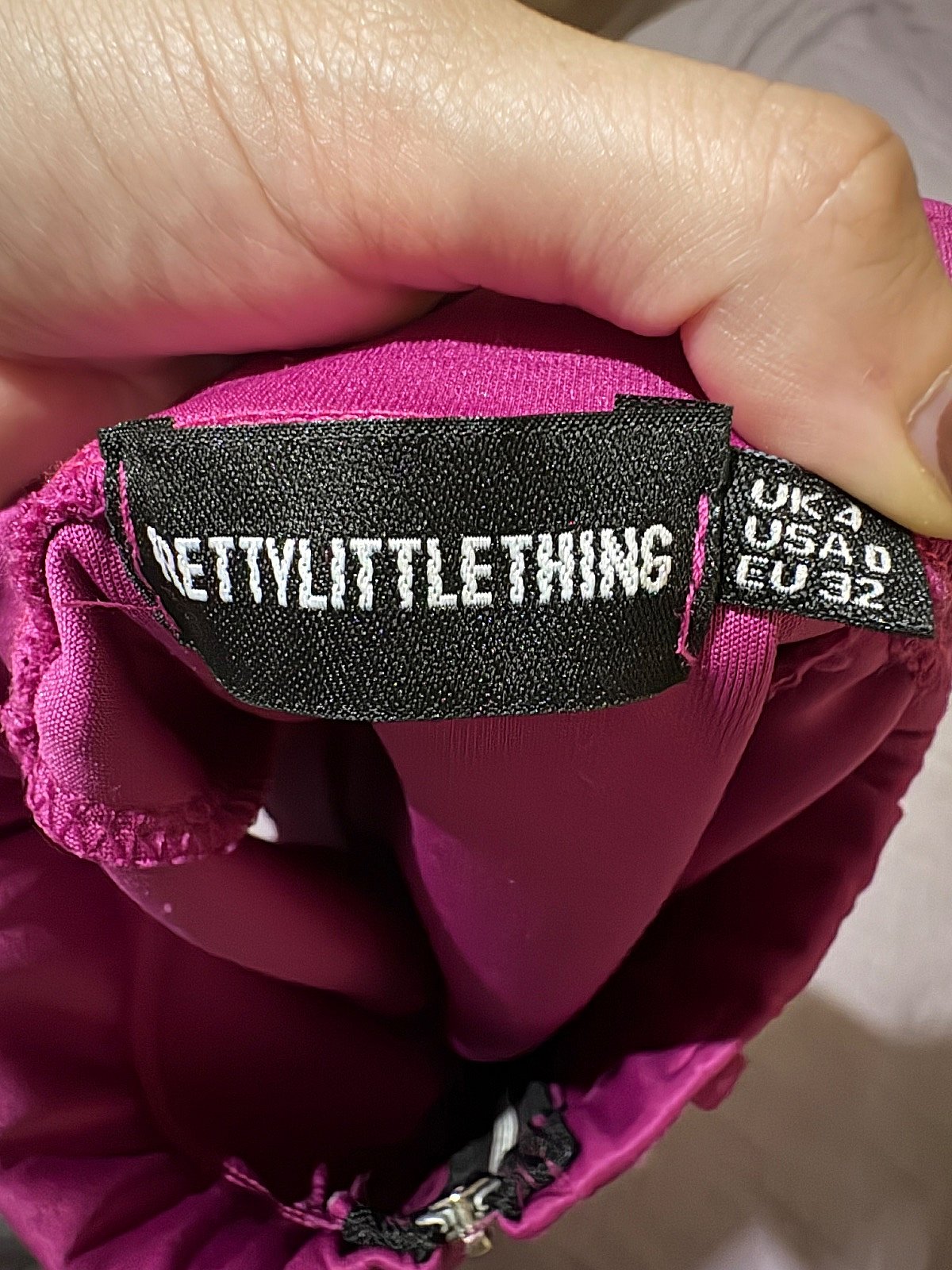 Falda rosa con cremallera de PrettyLittleThing - photo 3