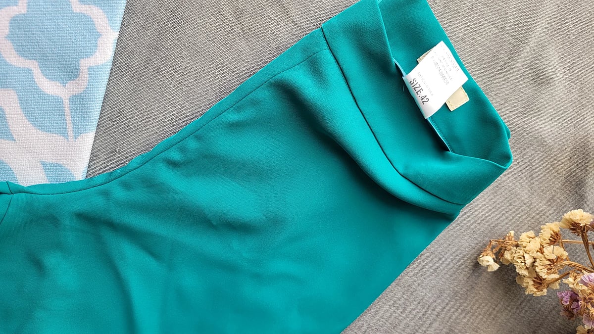 Eleganti pantaloni a gamba larga color verde acqua - photo 7