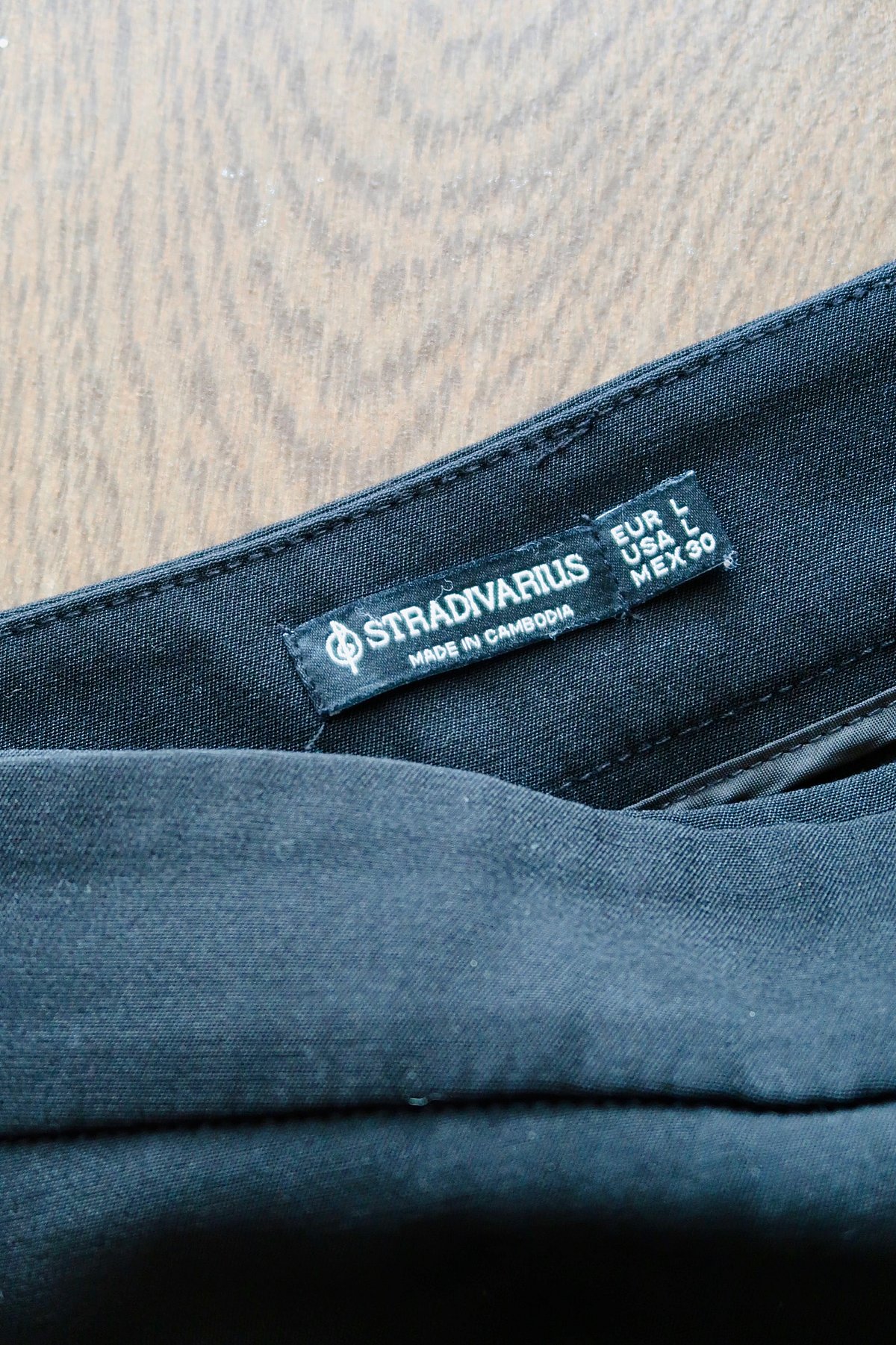 Falda pantalón negra cruzada - photo 3