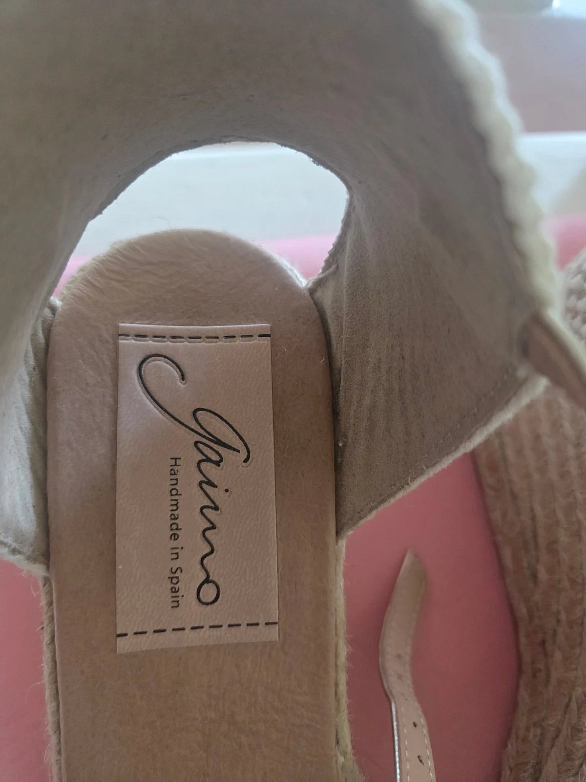 Espadrille Wedges tad-Deheb Metalliku - photo 4