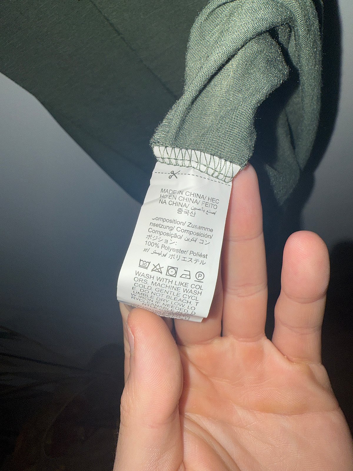 Sudadera con capucha verde de manga corta Manfinity - photo 2