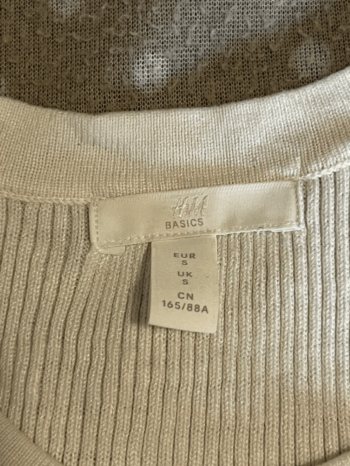 Gilet a coste color crema - photo 2