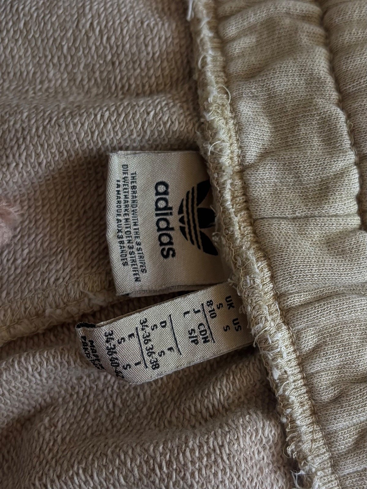 Xorts Trefoil tal-Adidas Beige - photo 2