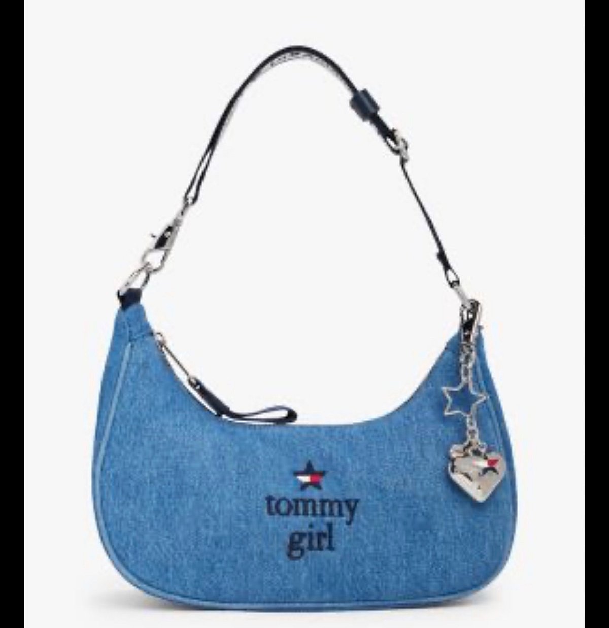 Borsa a tracolla in denim Tommy Girl - photo 2