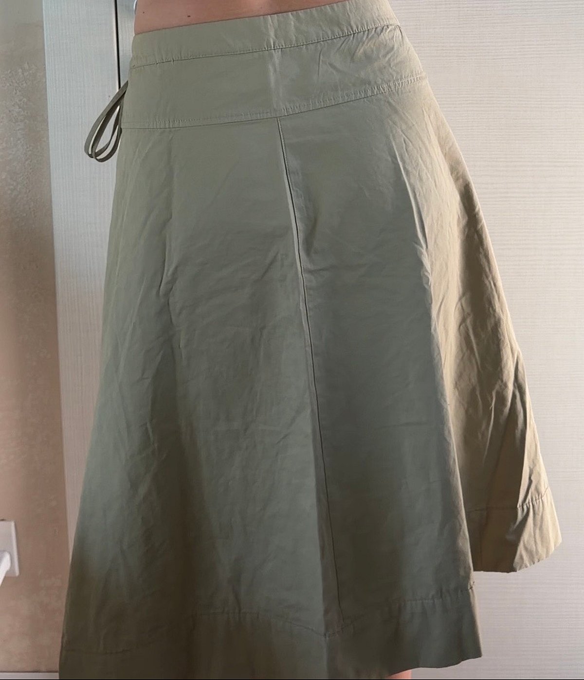 Zara Khaki Wrap Skirt - photo 2