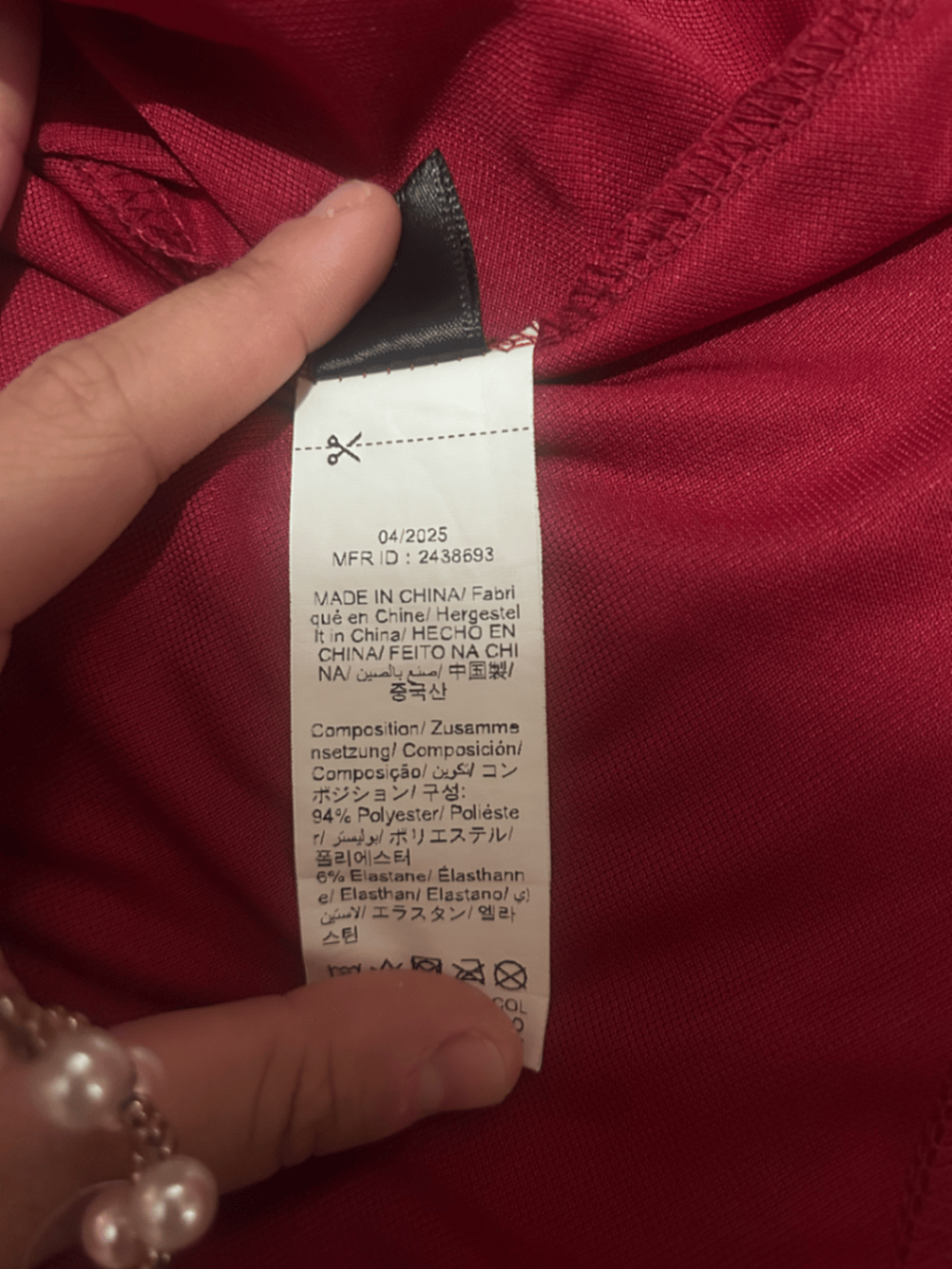 Polo Shirt Irrakkmata b'Qalb Ħamra - photo 2
