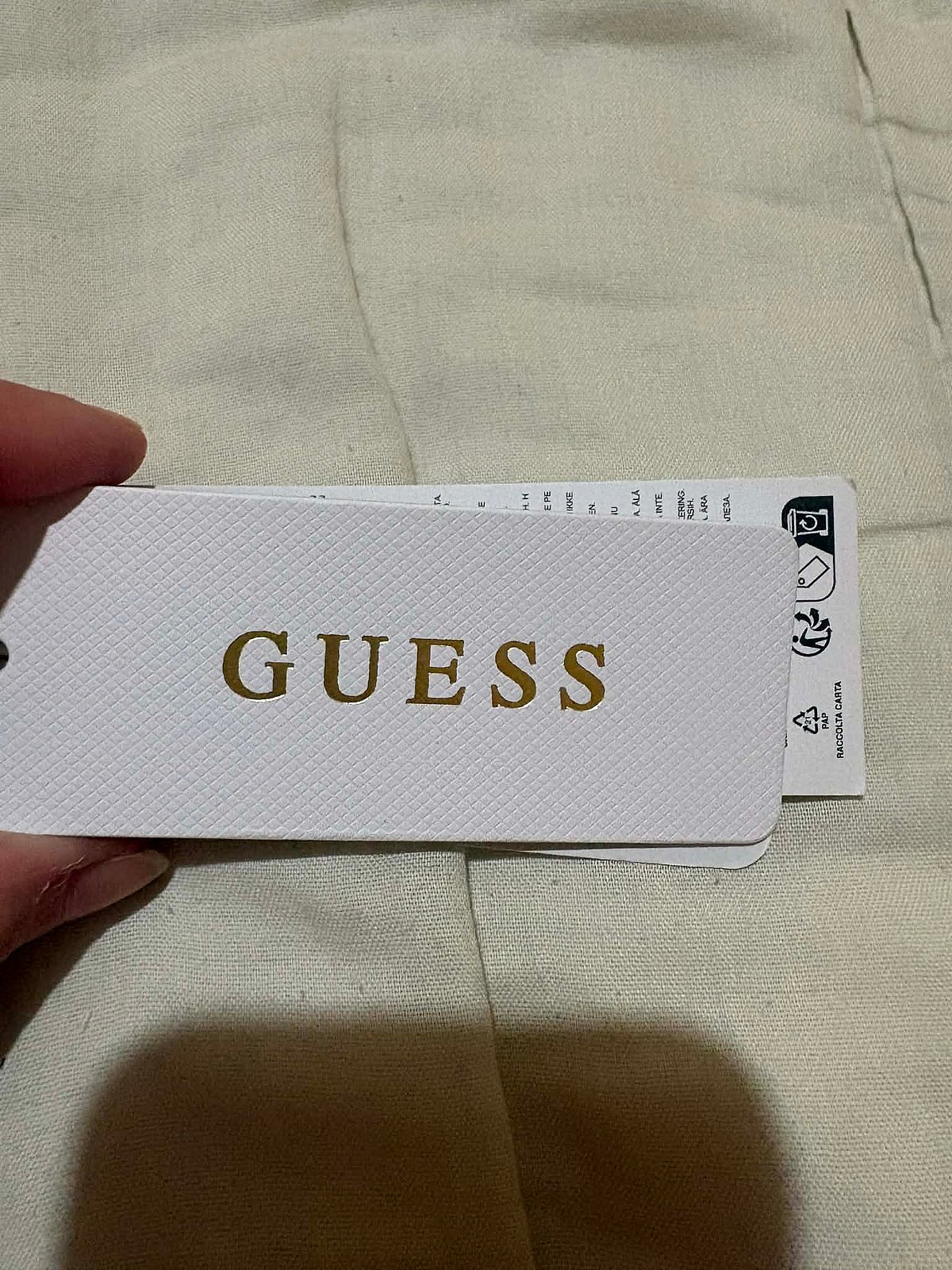 Guess Black Monogram Belt Gold Buckle - photo 4
