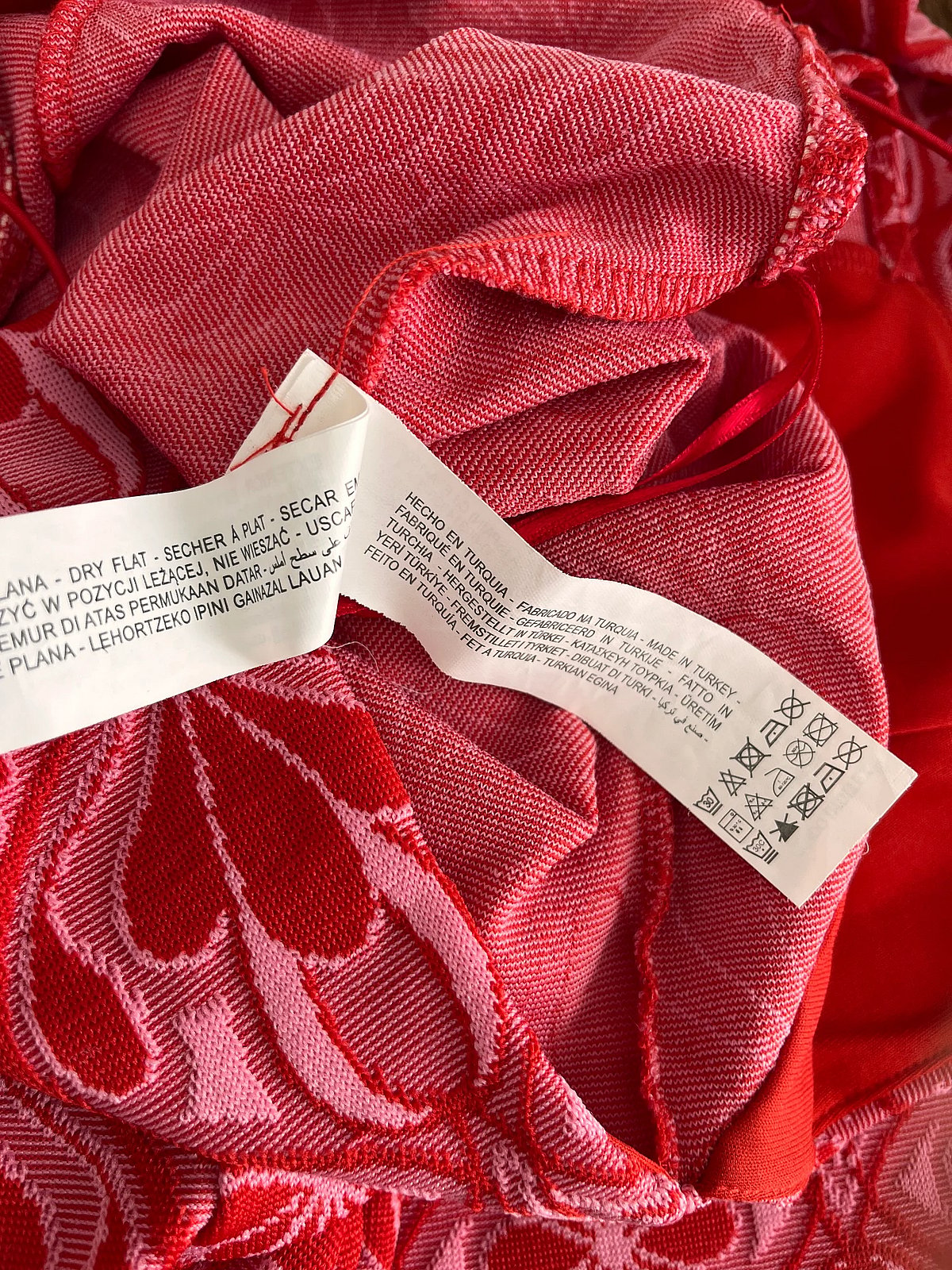 Tuta Zara rossa con motivi e cut-out - photo 3