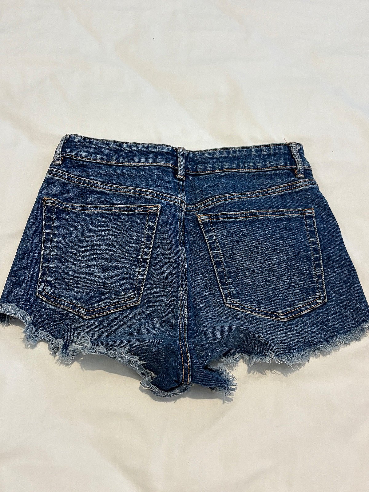 Zara Raw Hem Denim Shorts - photo 2