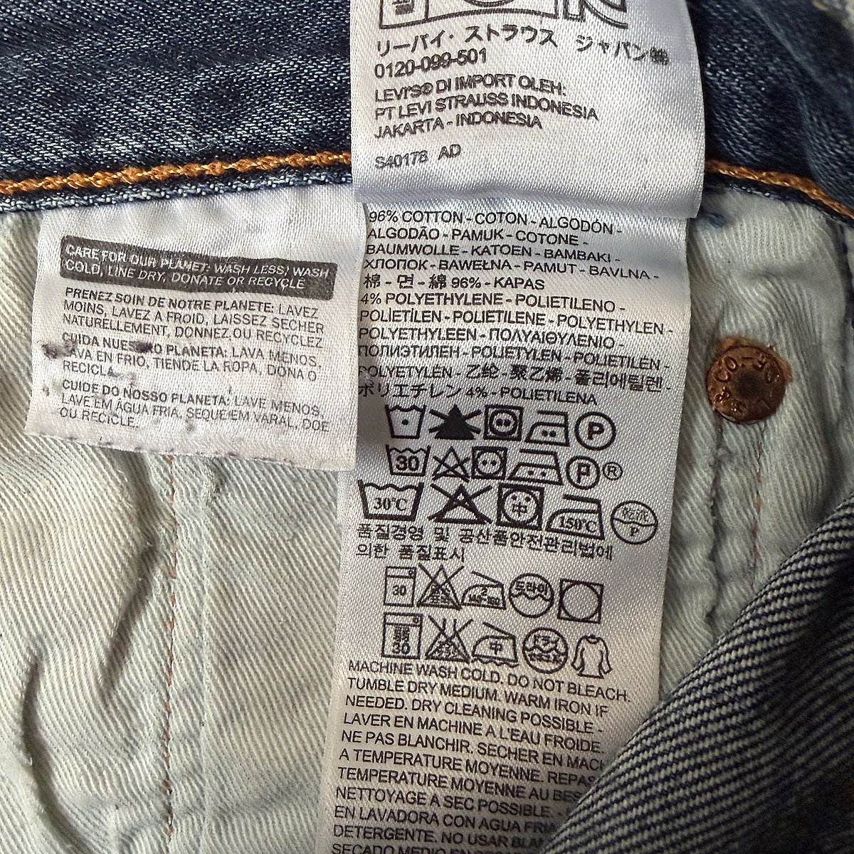 Levi's 501 Original Blue Jeans - photo 5