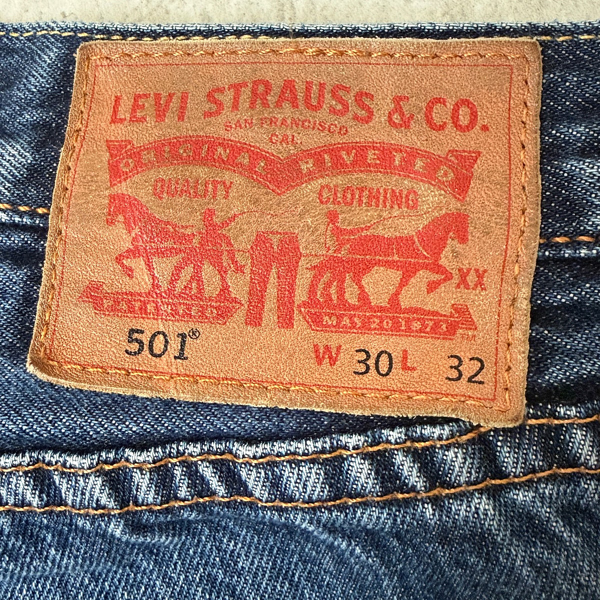 Levi's 501 Original Blue Jeans - photo 3