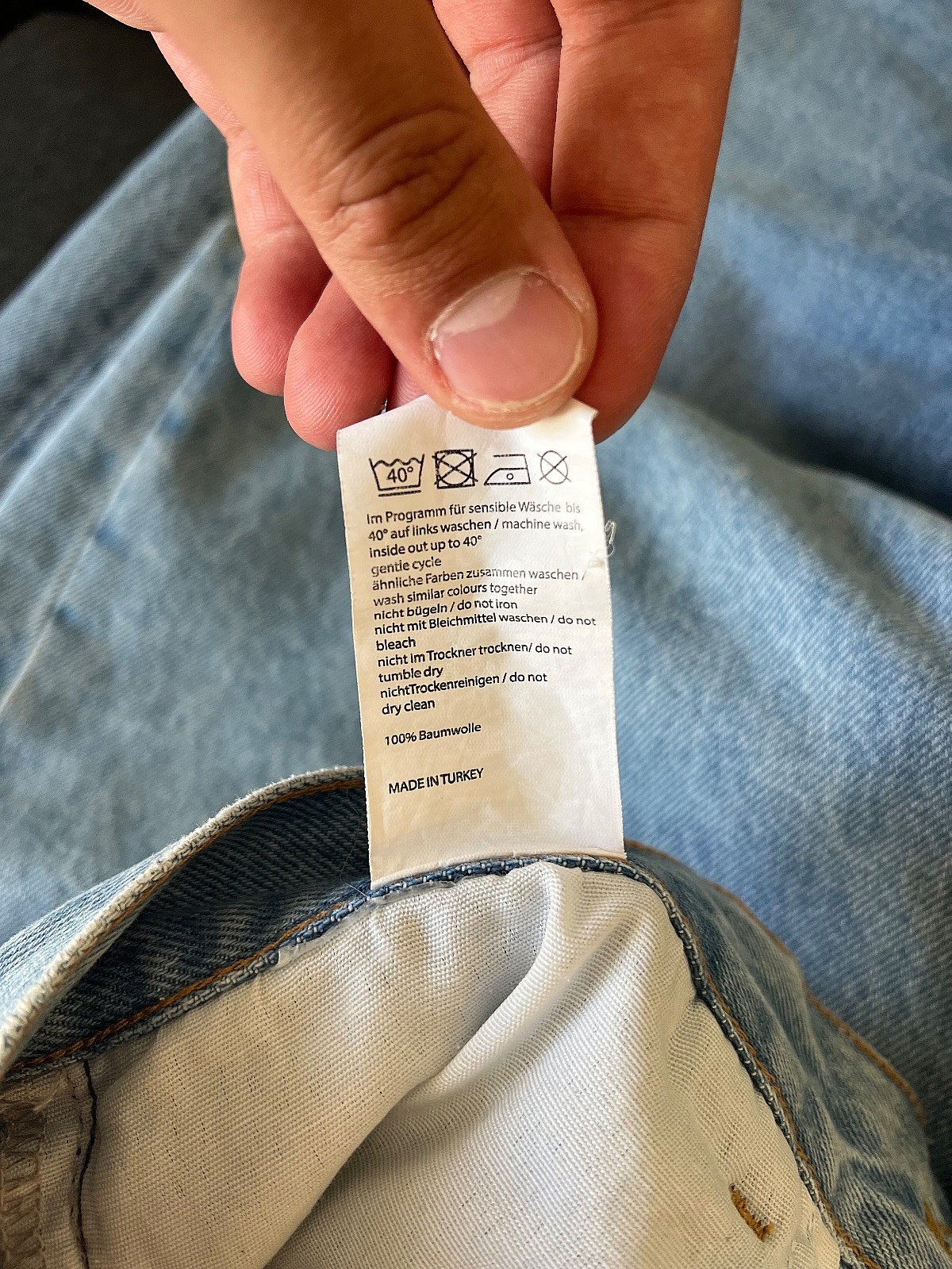 Pantalones vaqueros RAVANI – Corte recto | Azul claro | Talla 32 | Marca berlinesa - photo 6