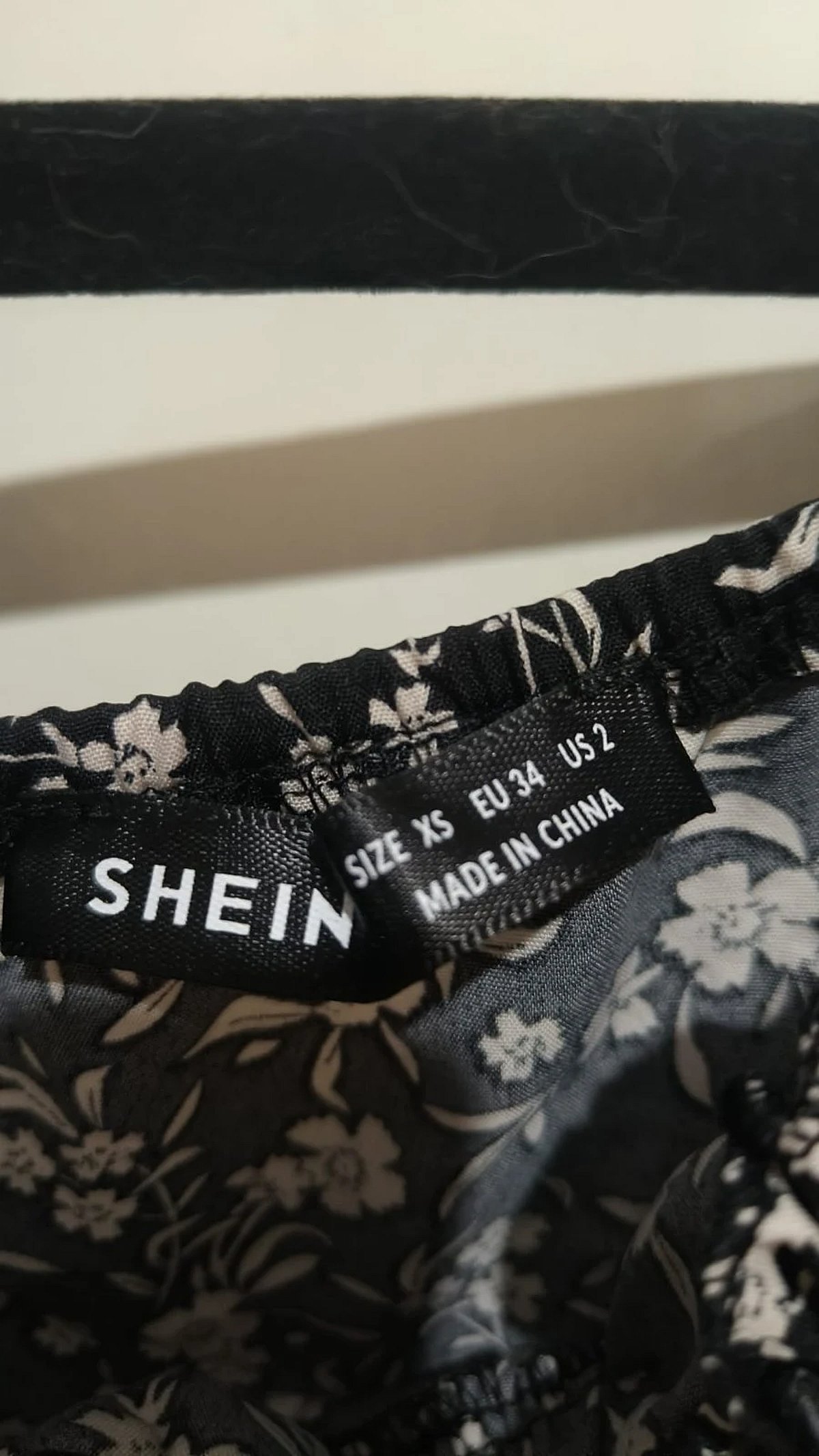 Black Floral Off-Shoulder Top - photo 4
