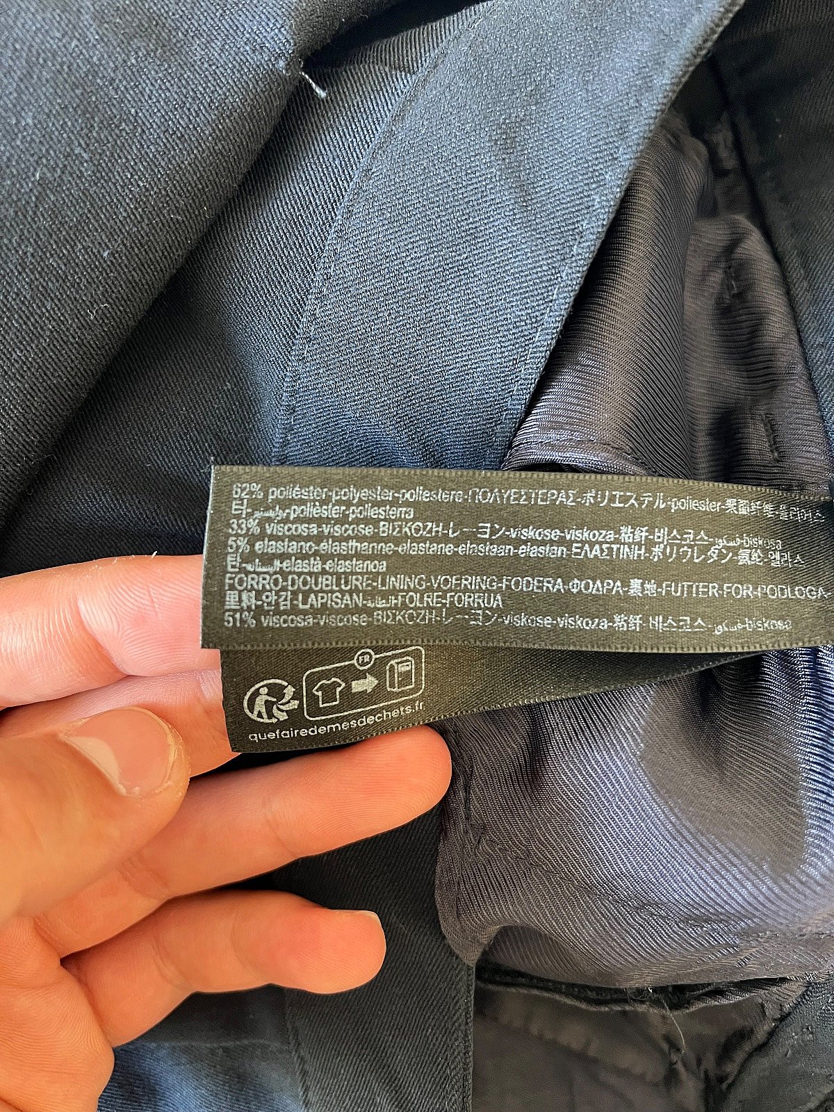 Massimo Dutti – Pantaloni eleganti | Blu navy | Taglia 36 - photo 4