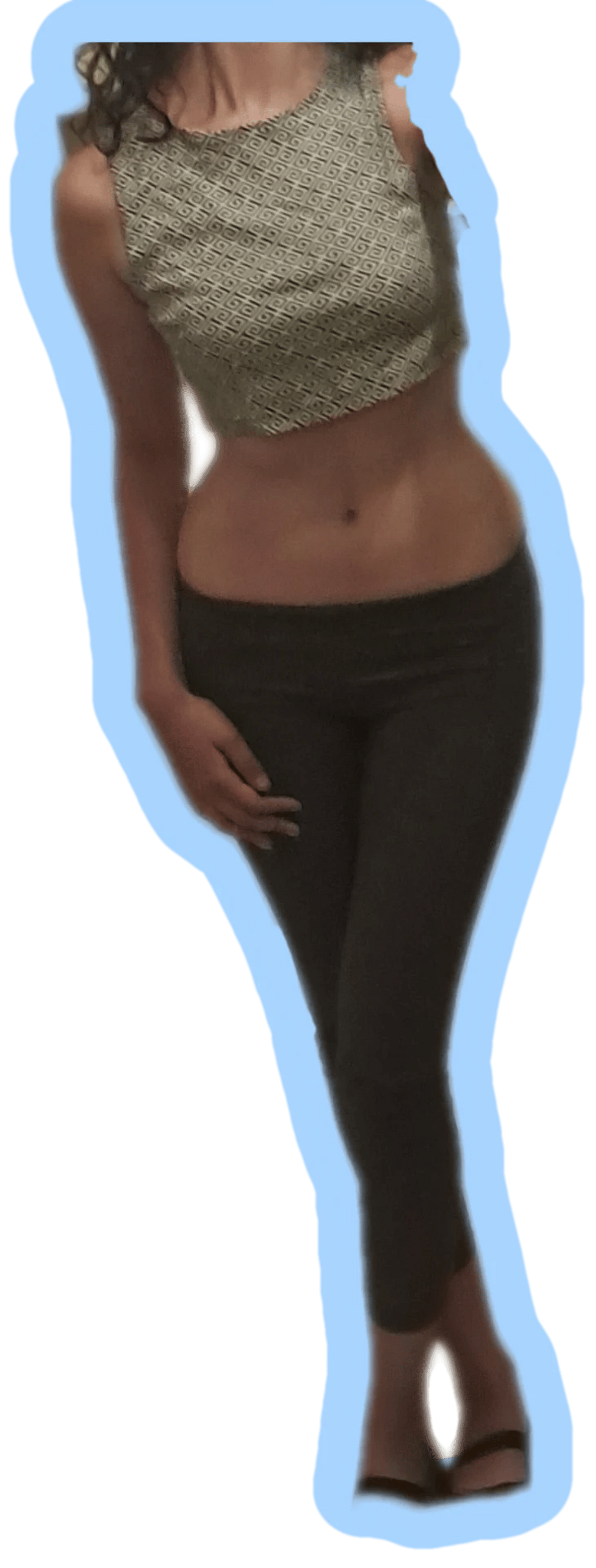Top Crop Ġeometriku tal-Boutique Taljana Ifa Moda - S/M - photo 3