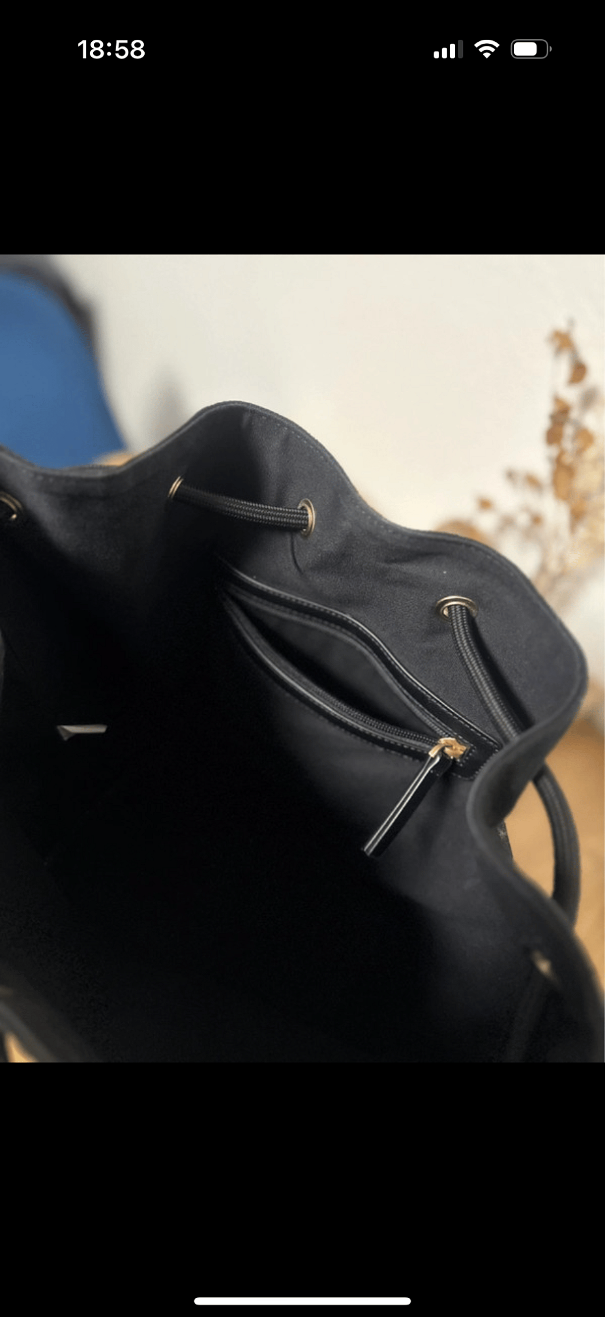 Borsa a secchiello nera Paul Hewitt - photo 3