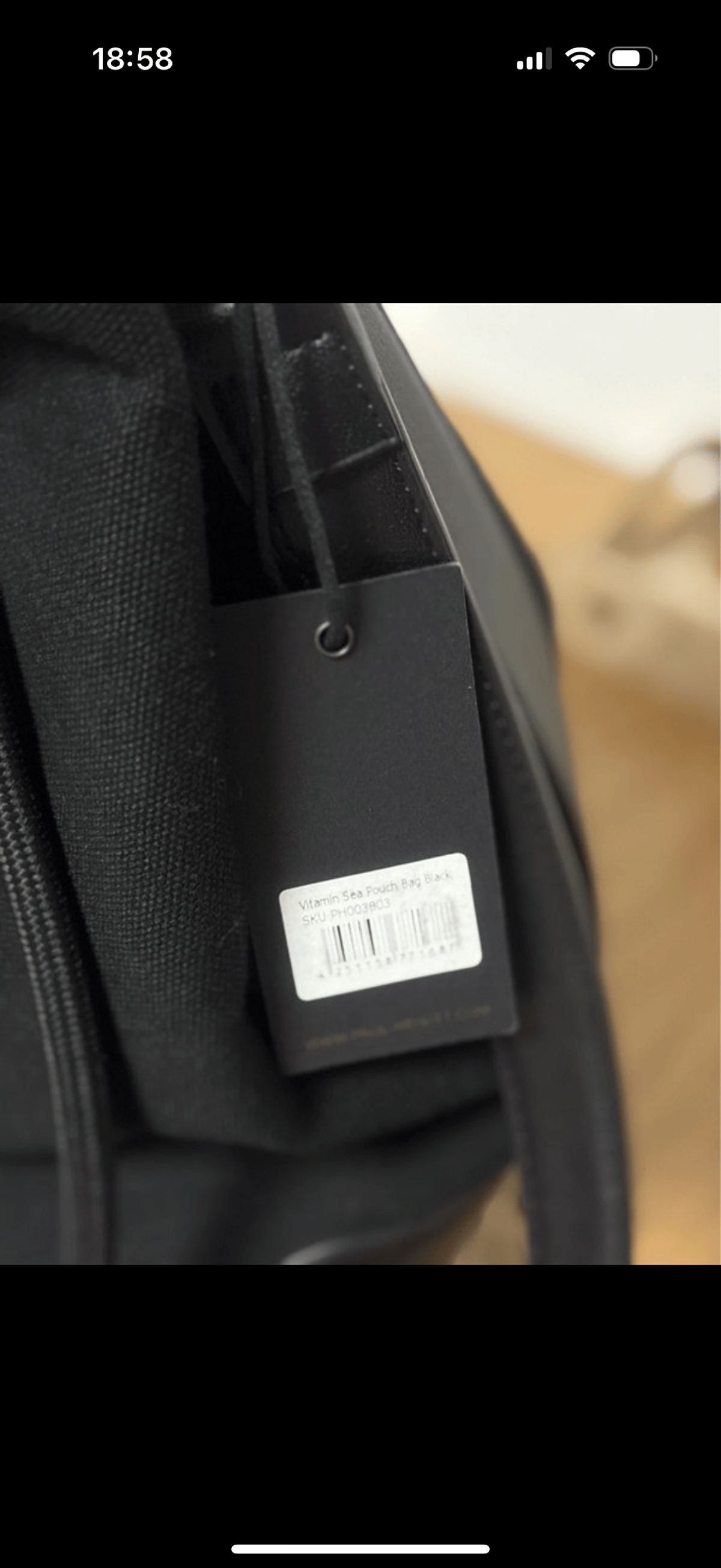 Borsa a secchiello nera Paul Hewitt - photo 6