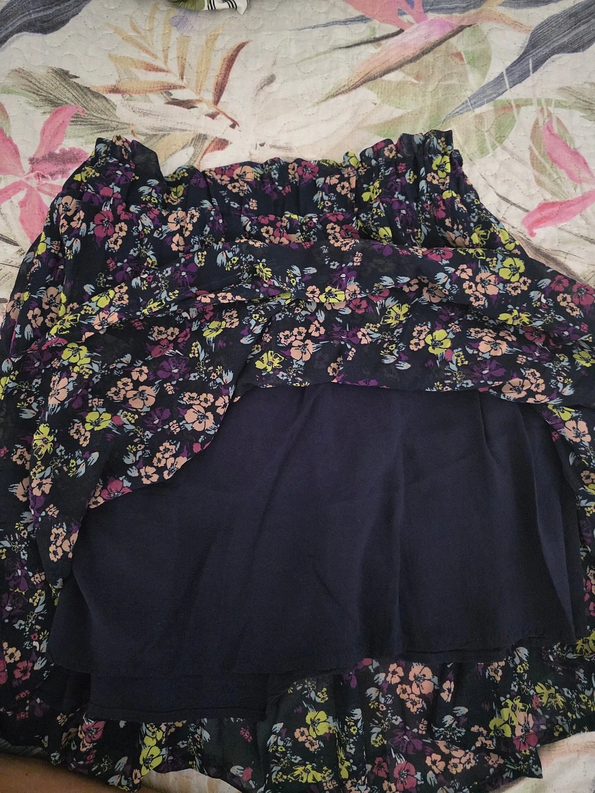 Floral Print Flared Skirt - photo 3