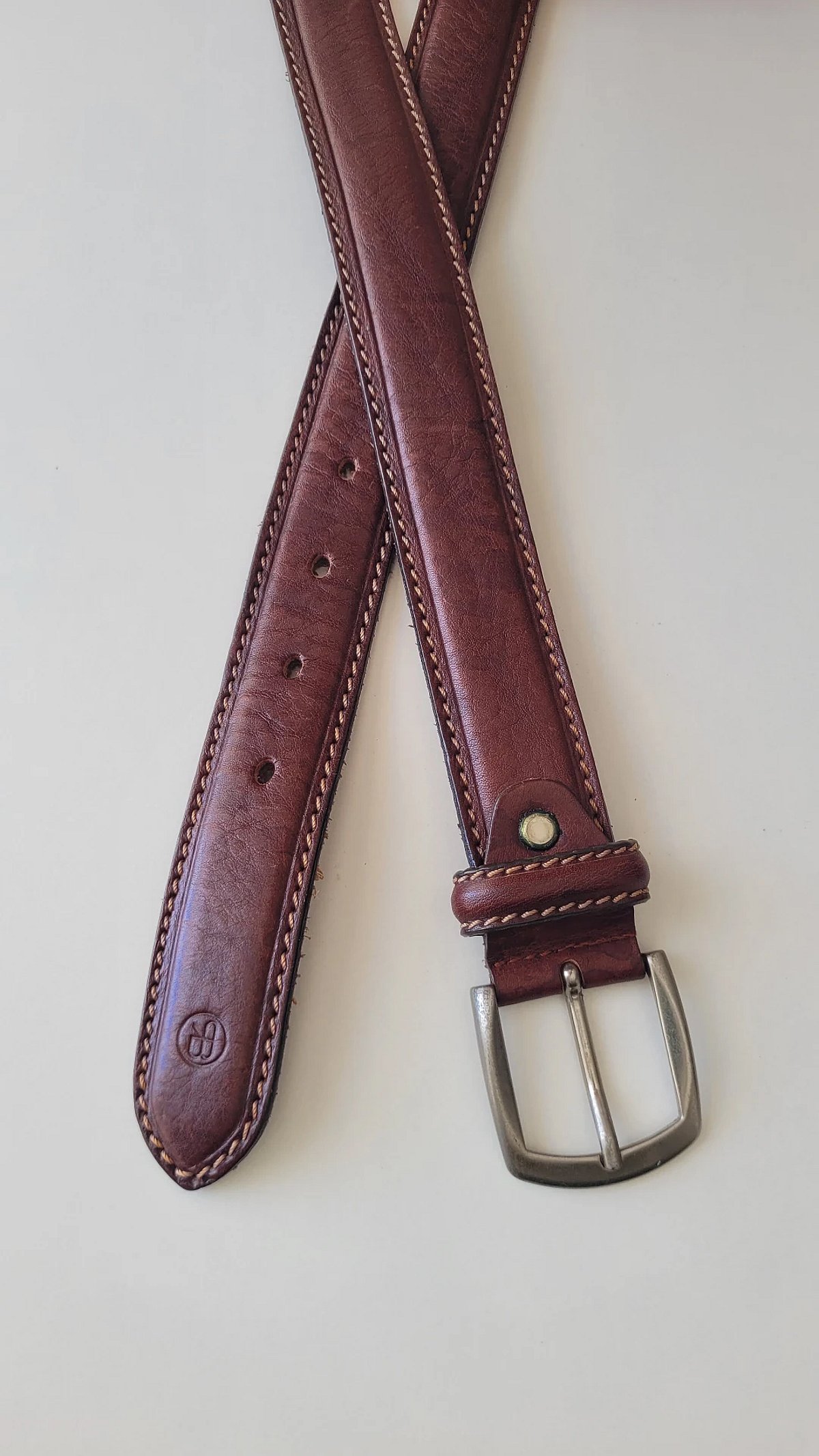 Brown Leather Buckle Belt - photo 5