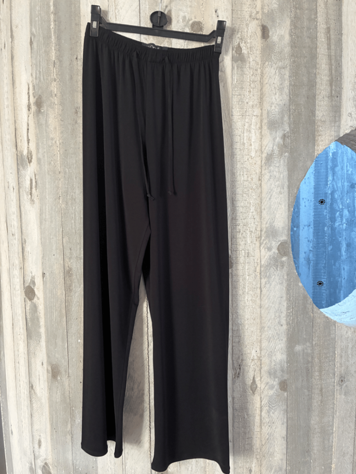Saloos Black Elasticated Wide Leg Trousers - photo 2