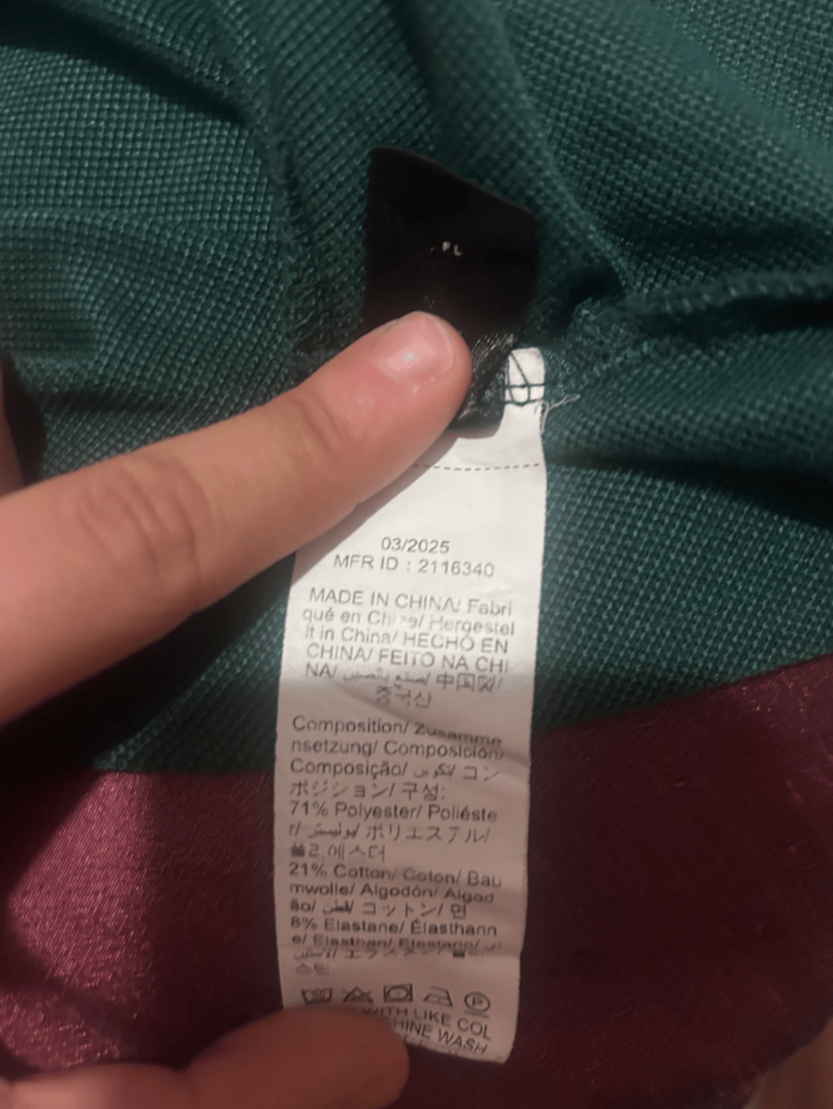 Polo Shirt Aħdar b'Kmiem Qosra - photo 2