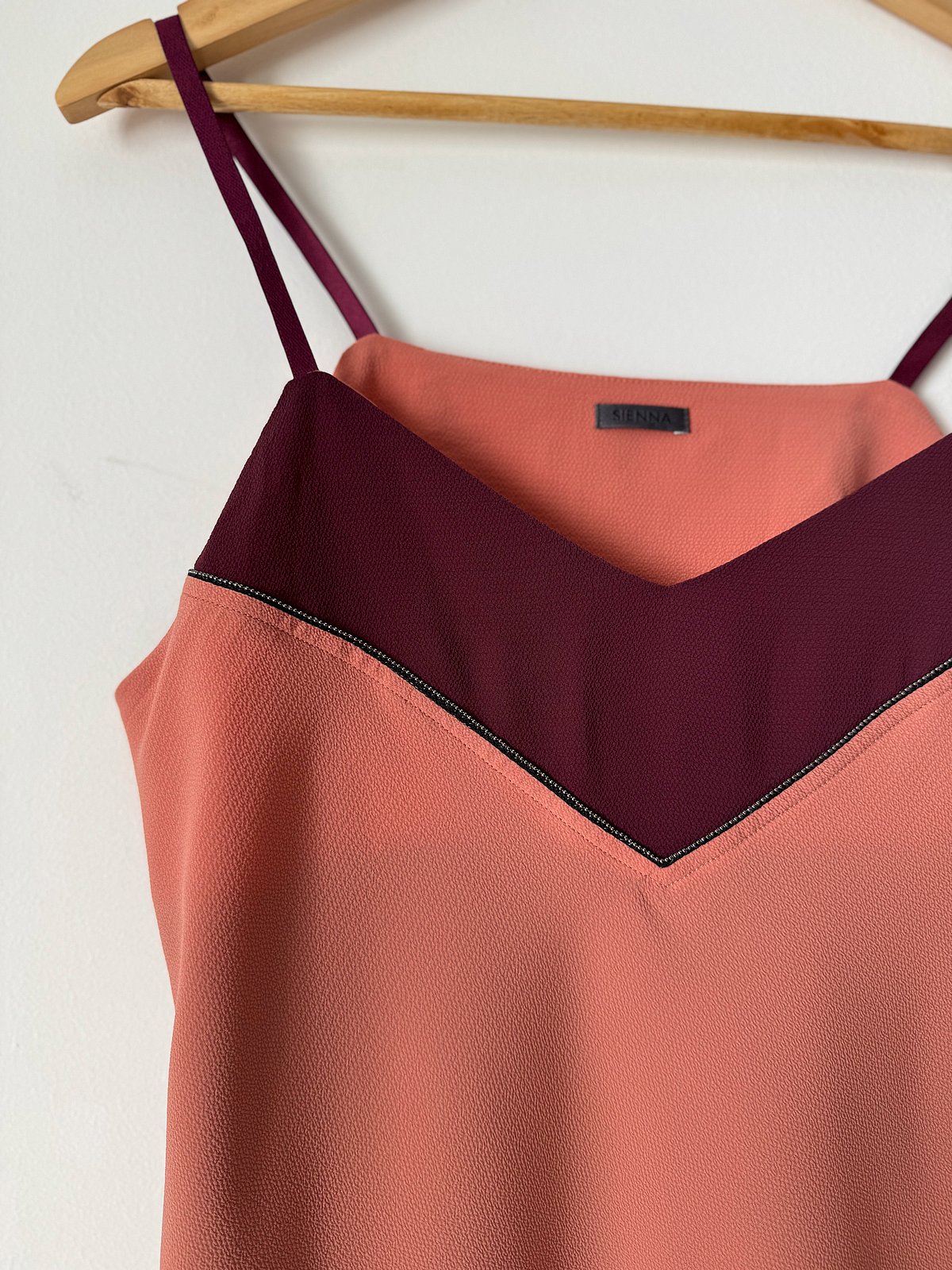 Sienna Peach V-Neck Camisole - photo 2
