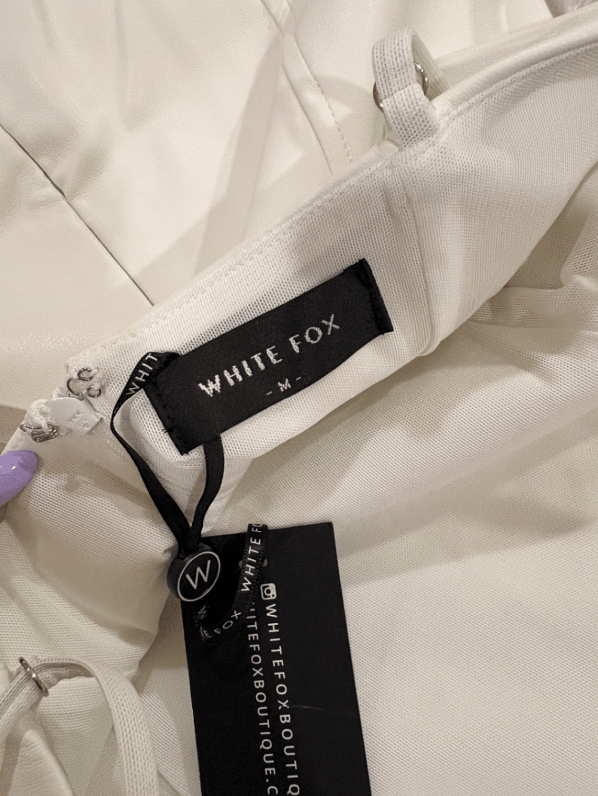 White Fox Cloud White Mini Dress - photo 4