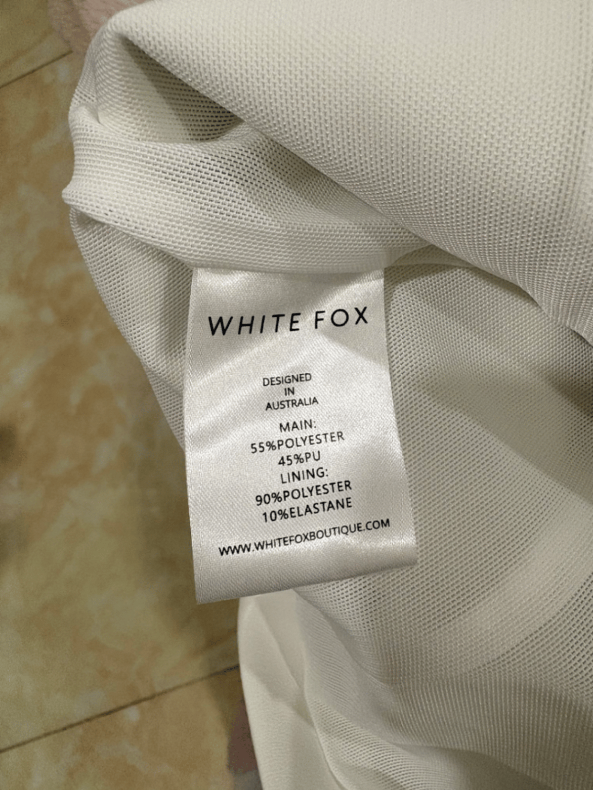 White Fox Cloud White Mini Dress - photo 3