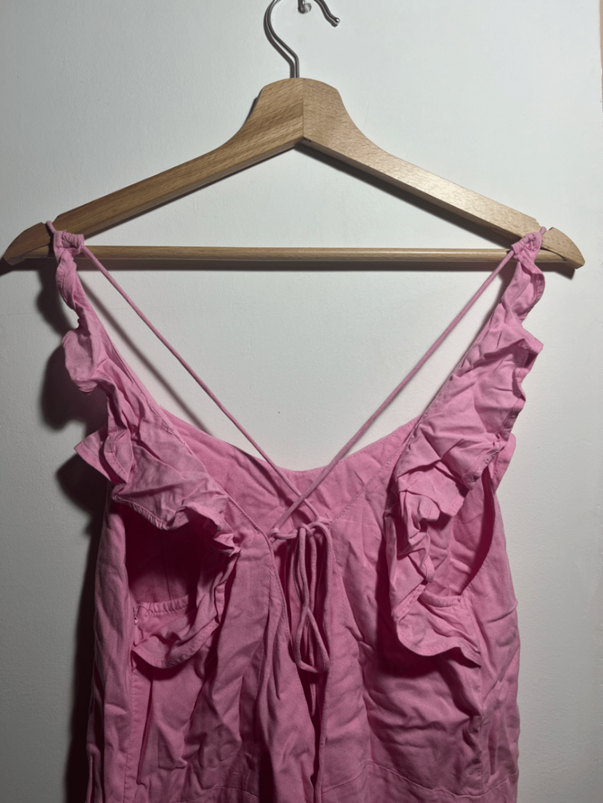 Pink Ruffle Strap Mini Playsuit - photo 2