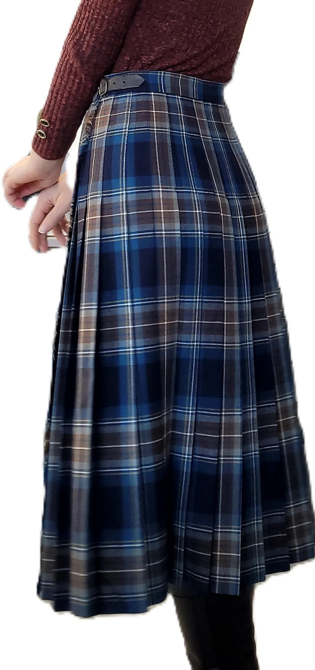 Kilt de lana virgen - photo 3