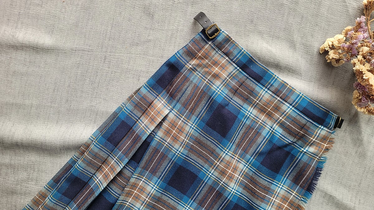 Kilt de lana virgen - photo 2